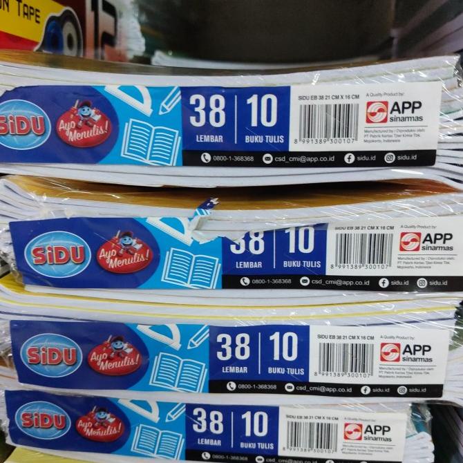 

Buku Tulis Sidu 38 isi 10 HRG DISKON
