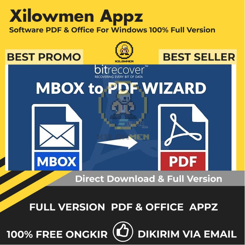 [Full Version]  BitRecover MBOX to PDF Wizard Pro PDF Office Lifetime Win OS