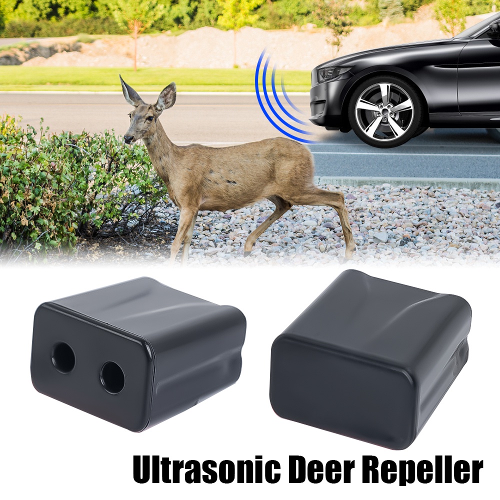 2pcs Aksesoris Mobil Pengaman Peluit Hewan Sirens Fisik Ultrasonic Deer Repeller Anti-Tabrakan Alarm Untuk Mobil Truk Motor Outdoor Whistle Alert Horn Device