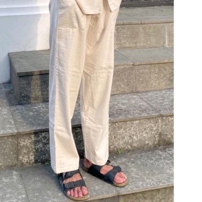♢ Celana Panjang Linen Pria/Linen Pants ❄