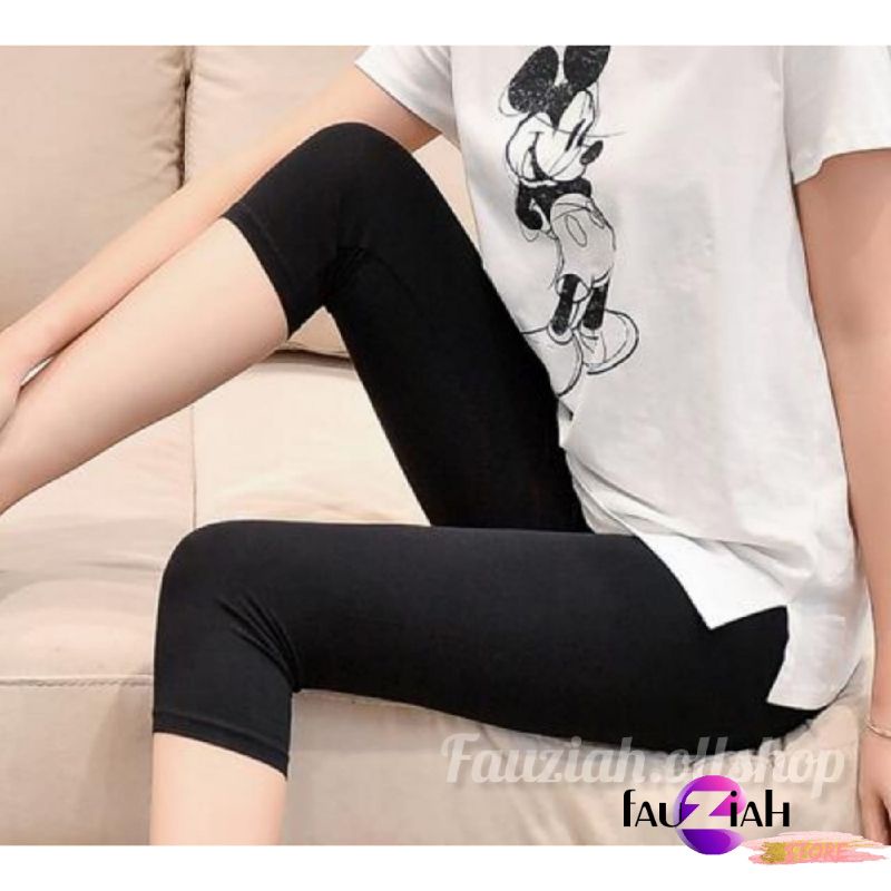 LEGGING pendek 3/4 SEPANDEK premium, uk L-XXXL