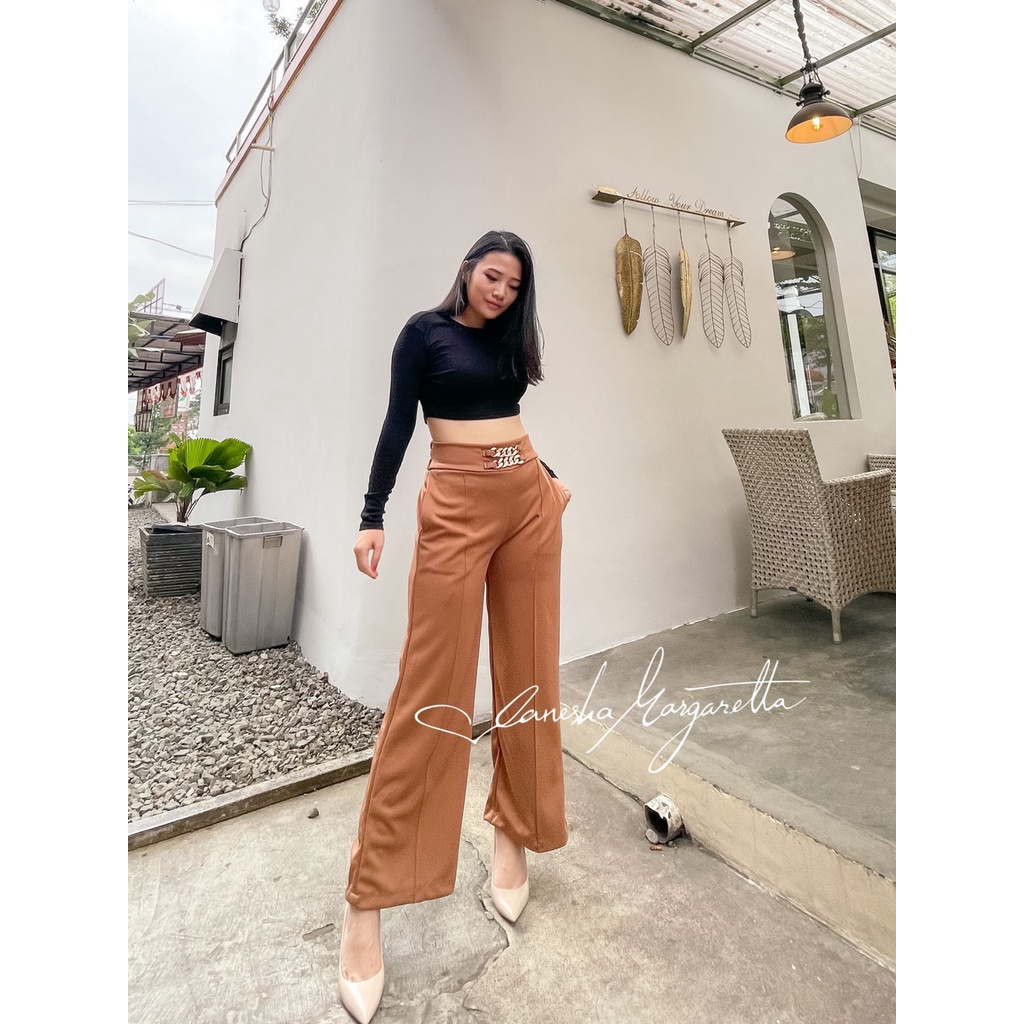 Vanesha Margaretta - 562 Kulot Rantai -  Celana Kulot - fashion wanita