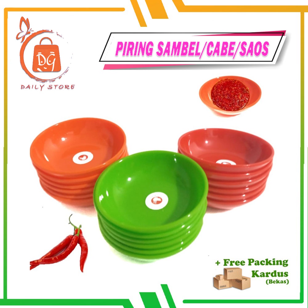 Tempat Sambal Plastik Piring Saos Kecil Tempat Sambel Piring Bumbu
