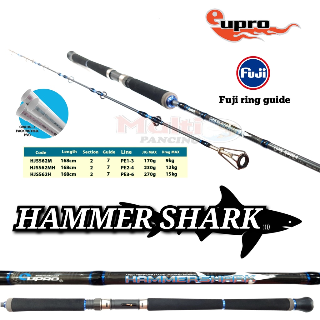 joran jigging eupro hammer shark