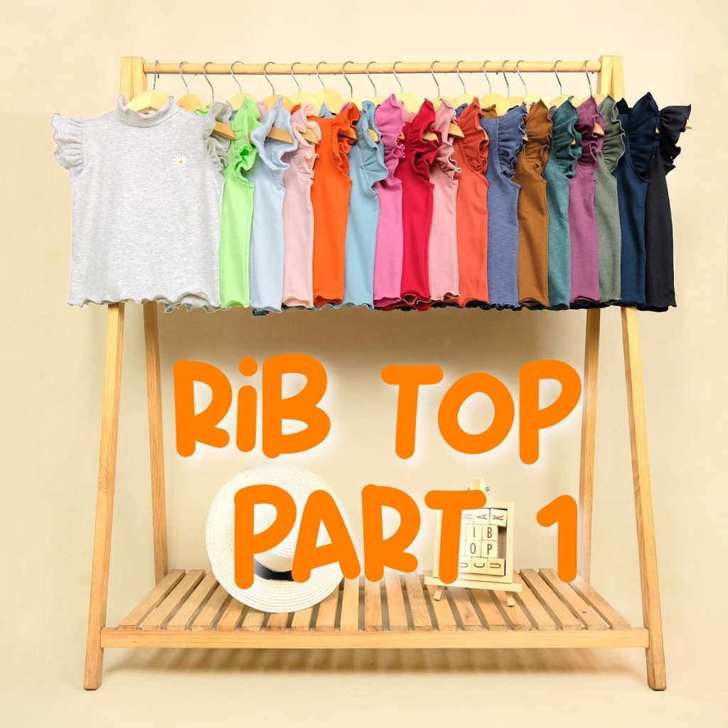 RIB TOP FLAMINGO | Kaos Anak Perempuan 0-6 Th PART 1