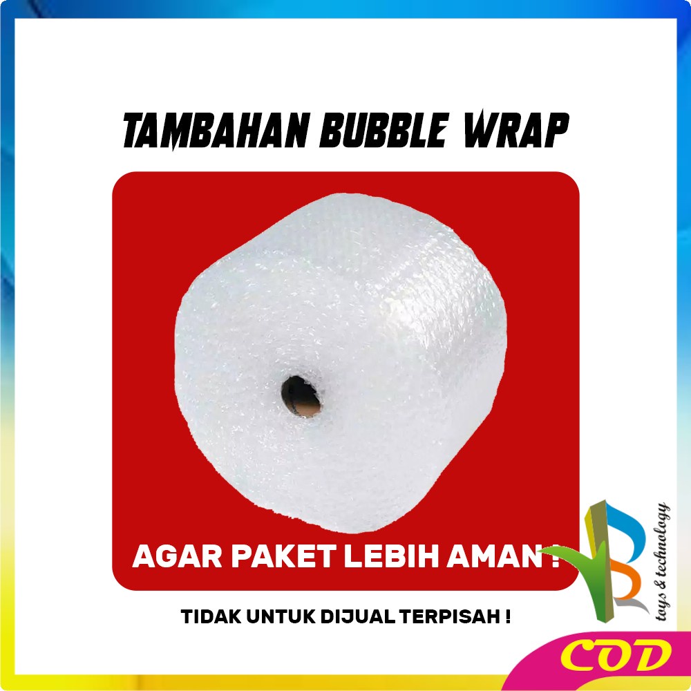 RB Tambahan packing Bubble Wrap agar paket lebih aman dan safety