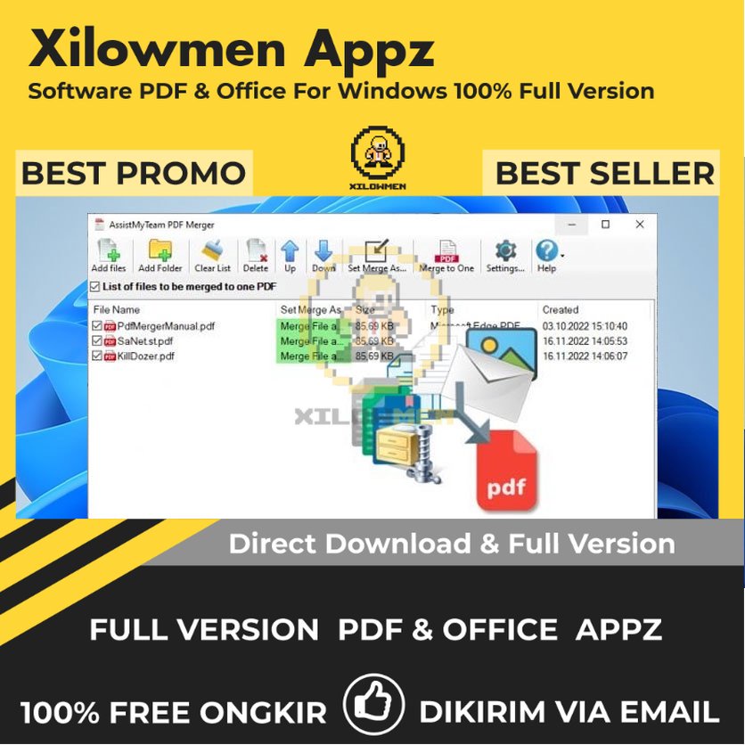 [Full Version]  AssistMyTeam PDF Merger Pro PDF Office Lifetime Win OS