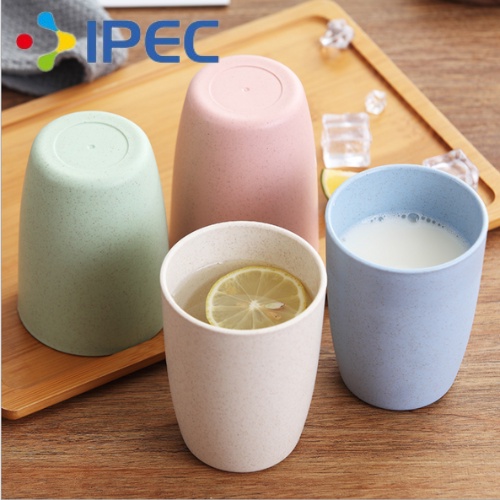 Gelas Minum Cup Cangkir Tahan Jatuh Bahan Jerami Gandum Food Grade Melamin Anti pecah Wheat Straw Tableware Dish