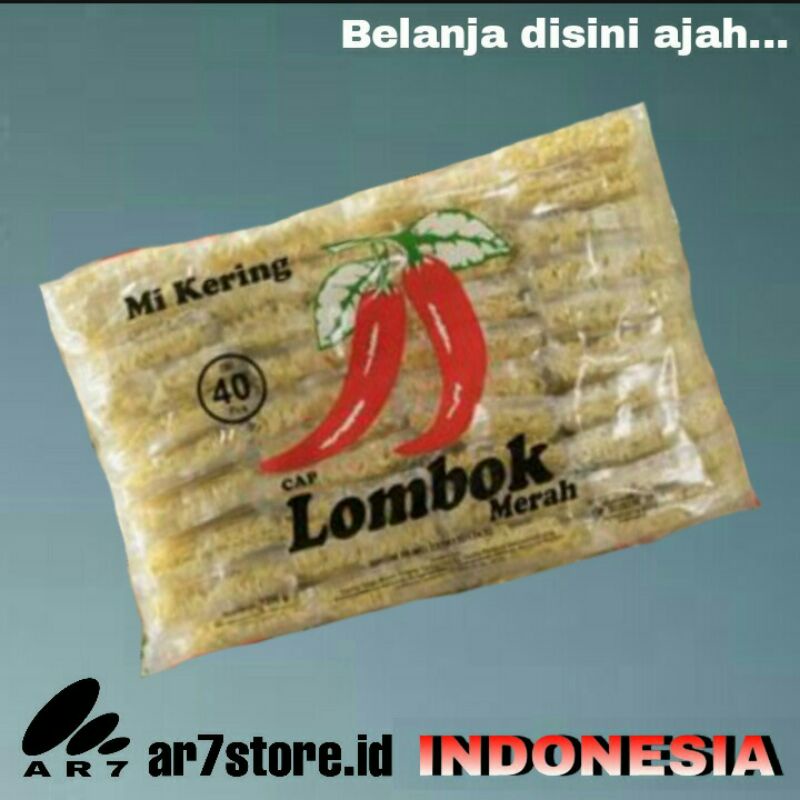 

CAP LOMBOK MERAH mi kering 1 pack isi 40 pcs