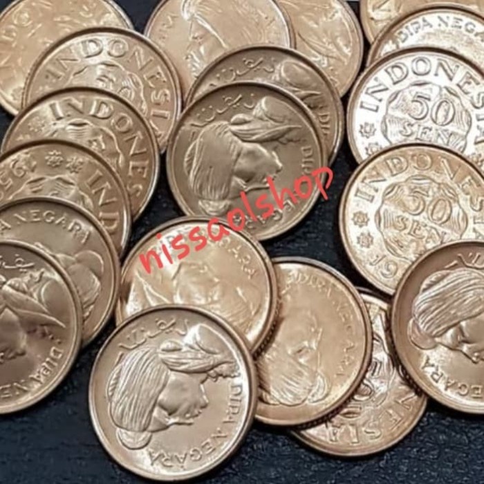 KOIN 50 SEN DIPANEGARA