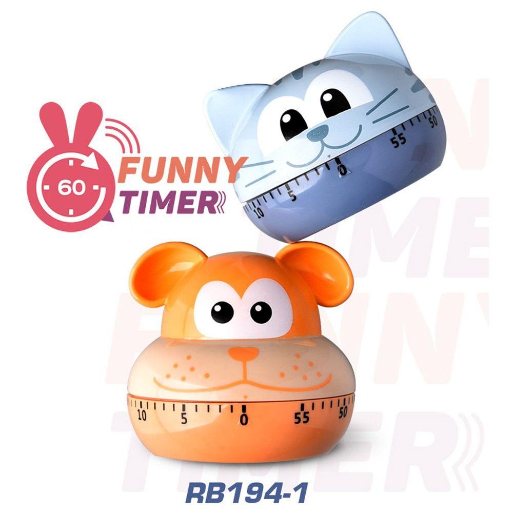 Timer Mekanik Nanas Novelty Cute Animal Kitchen Timer Makanan