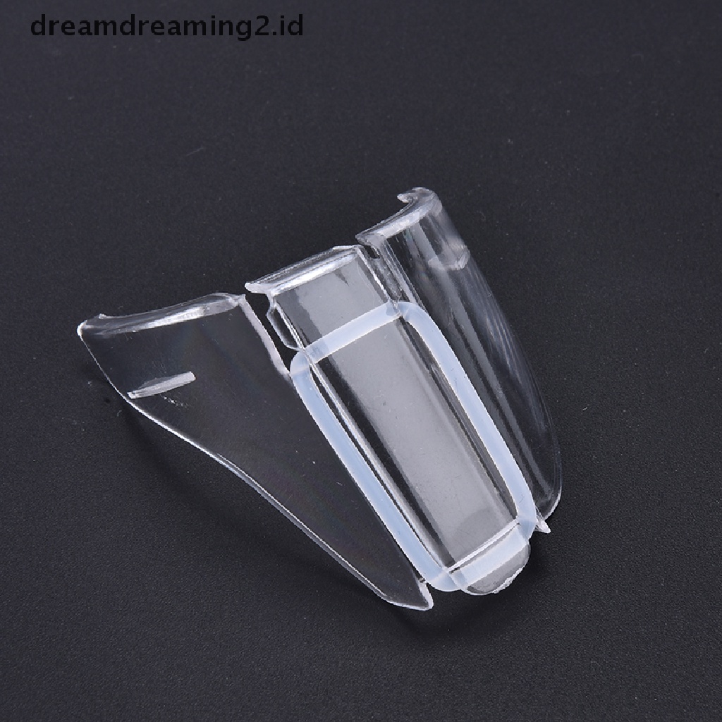 (dream) 2pcs clear universal flexible side shields safety glasses goggles Pelindung Mata.