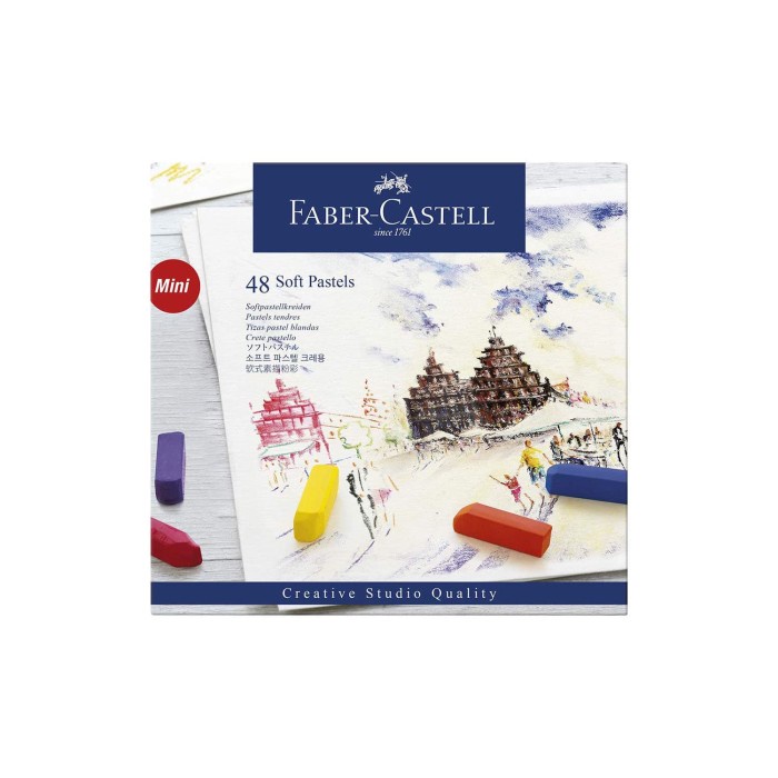 

Terlaris Faber-Castell Creative Studio Soft Pastels 48 Pcs