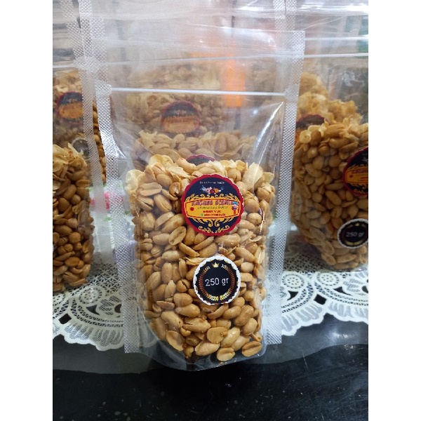 

kacang bawang gionik gurih dan enak (250 gr), kacang tanpa minyak