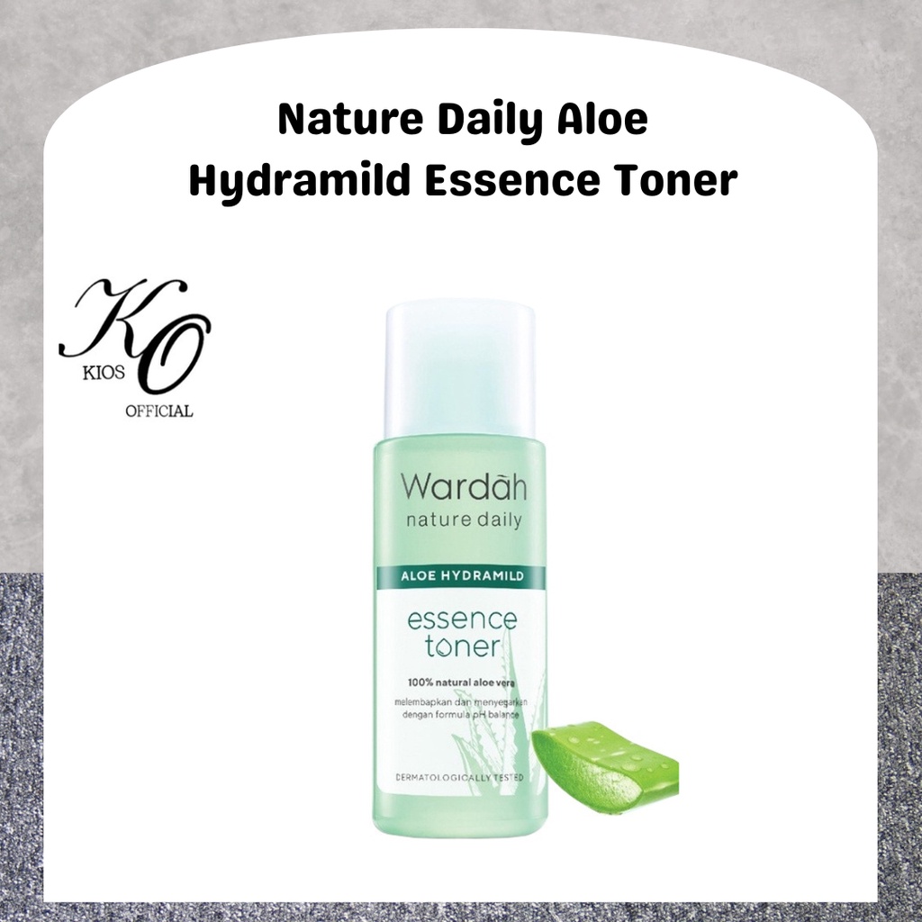 Wardah Nature Daily Aloe Hydramild Essence Toner 100ml