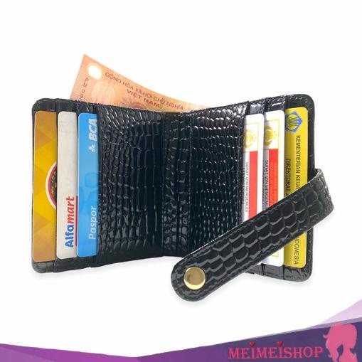 Ready Stok MEIMEISHOP LAVA CARD HOLDER CROCO FASHION WALLET CREDIT CARD HOLDER MINI WALLET LOKAL BAT