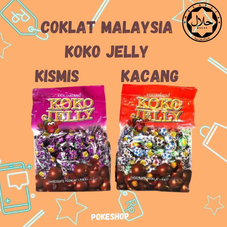 

A33 KOKO JELLY COKELAT MALAYSIA Halal 120g - TRUFFLE - Coklat KISMIS KACANG Ready!!! TERLARIS MCO11