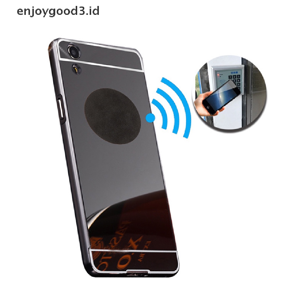 [Rready Stock] 125KHz T5577 Rewritable Sticker Keytag Anti Metal Interference Label Writable Key Token Tag Card Duplikat Clone Kartu Kontrol Akses Ponsel (ID)