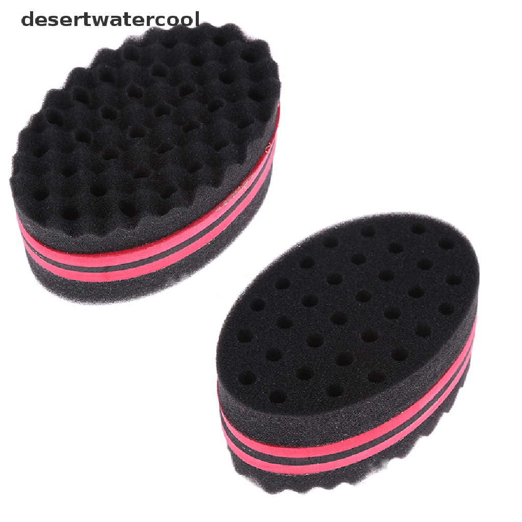 Deid Magic Barber Hair Brush Spons Gelombang Untuk Rambut Gimbal Afro Locs Twist Curls Coil Tools Martijn