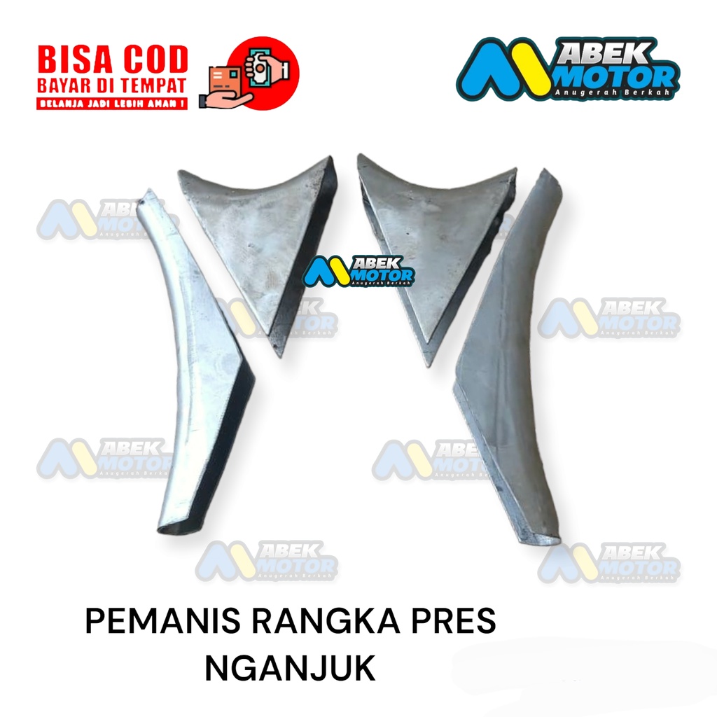 Manisan Rangka CB Plat Model Press Nganjuk Terbaru Manisan Sudut Rangka CB