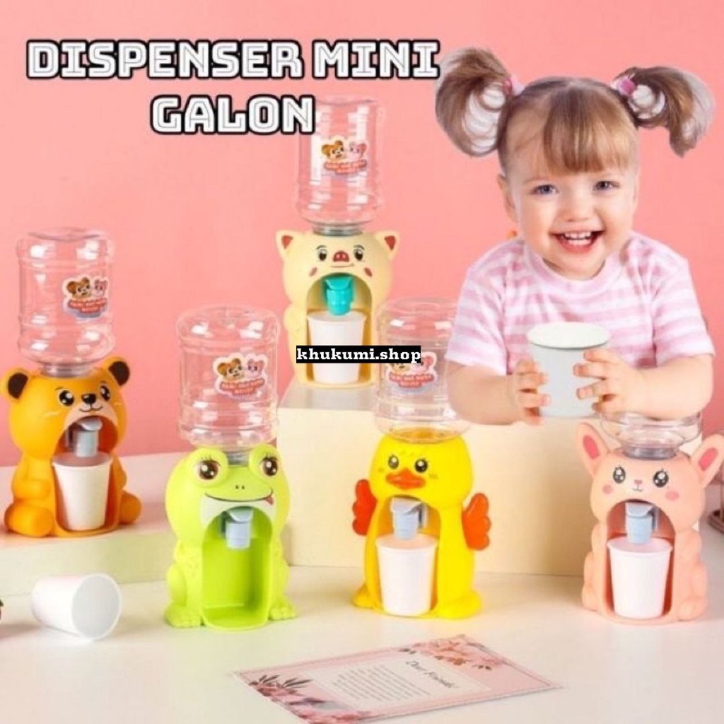 DISPENSER GALON MINI KARAKTER BIG DUCK/MAINAN EDUKASI ANAK