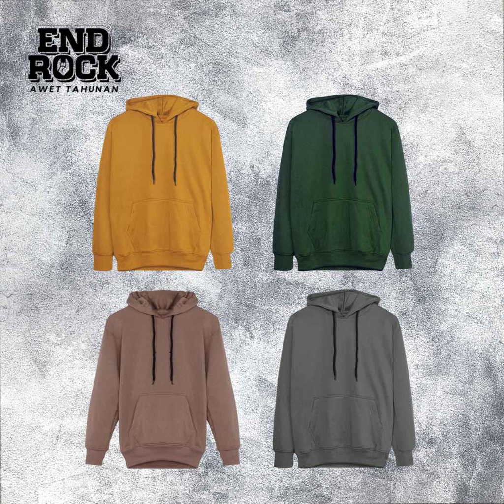 Hoodie Polosan Warna