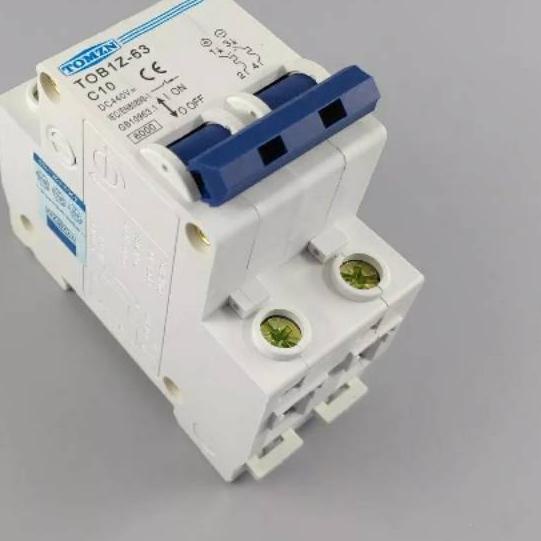 ✈ MCB DC 2 P 10A DC 440 V Sirkuit breaker MCB C curve ♪