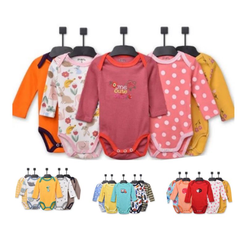 Carter's Jumper Bayi Lengan Panjang Laki Laki Perempuan isi 5pc P033