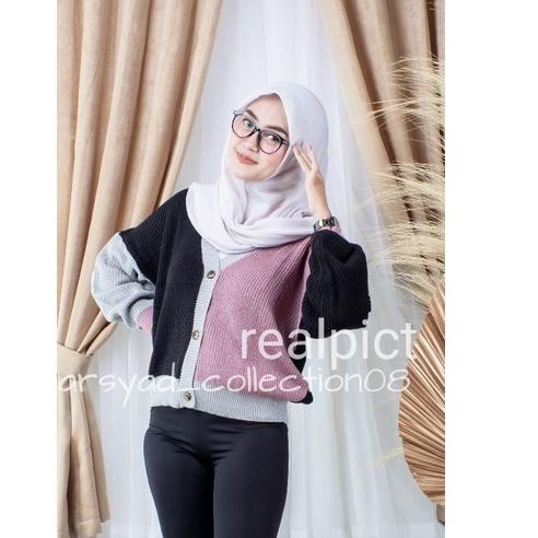 ✧ CARDIGAN RAJUT TWIST | OUTWEAR KNIT MIX arsyad_collection08 ♫