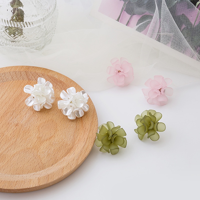 Anting Bunga Spring Anna's Bahan Akrilik Import