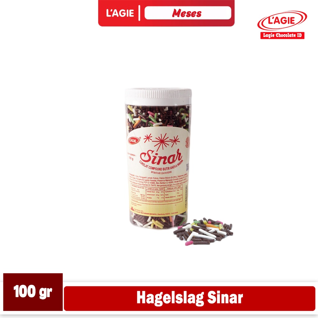 

LAGIE HAGELSLAG SINAR ANEKA WARNA 100GRAM