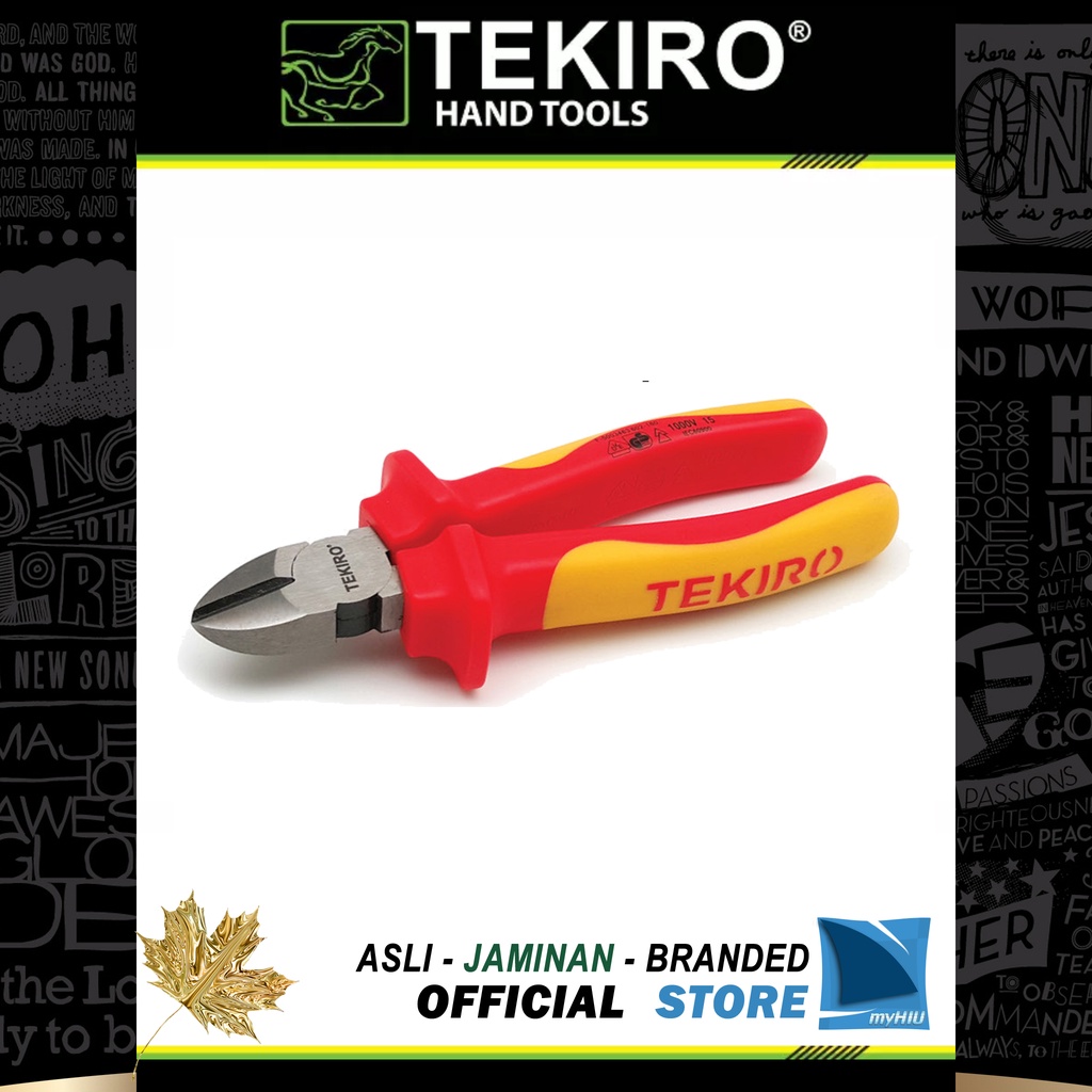 Tang Potong 6&quot; ~ 8&quot; inch KELISTRIKAN Anti Konduksi / Insulation Cutting Diagonal Pliers TEKIRO