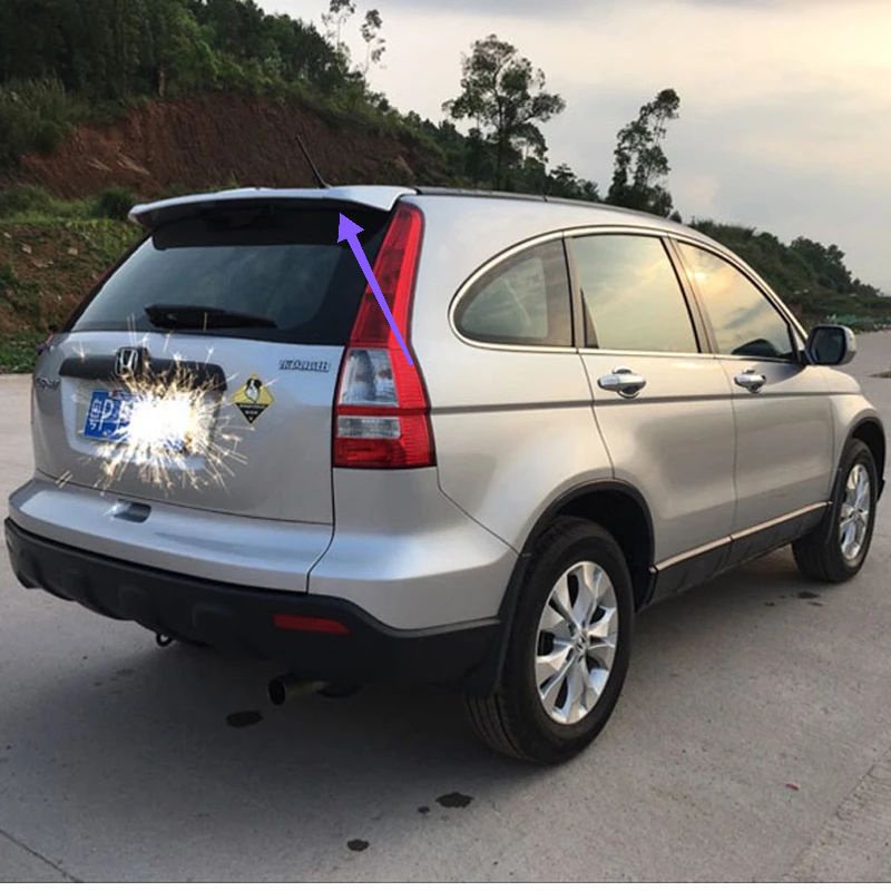 SPOILER CRV 2007-2011  BAHAN PLASTIK ABS TANPA CAT