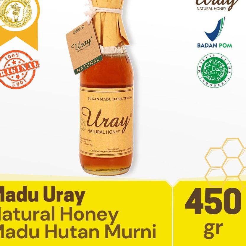 

♩ URAY NATURAL HONEY (450 GRAM) / MURNI / PURE HONEY ✭