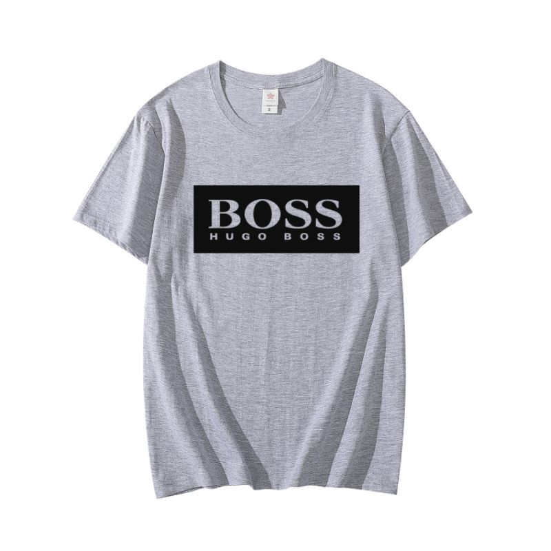 Kaos Oblong Boss Kaos Baju Pria Lengan Pendek Pakaian Atasan Cowok Cewek Tshirt Cod