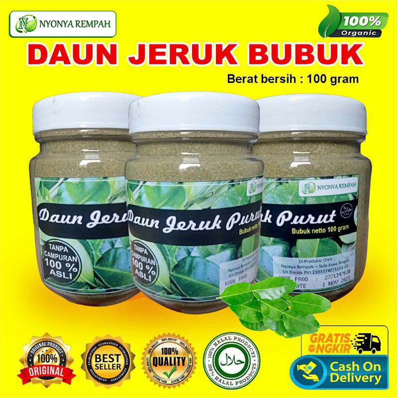 

Bubuk Daun Jeruk Pure 100%