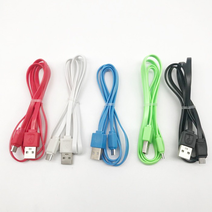 KABEL DATA GEPENG MICRO USB UNTUK ANDROID KABEL CASAN