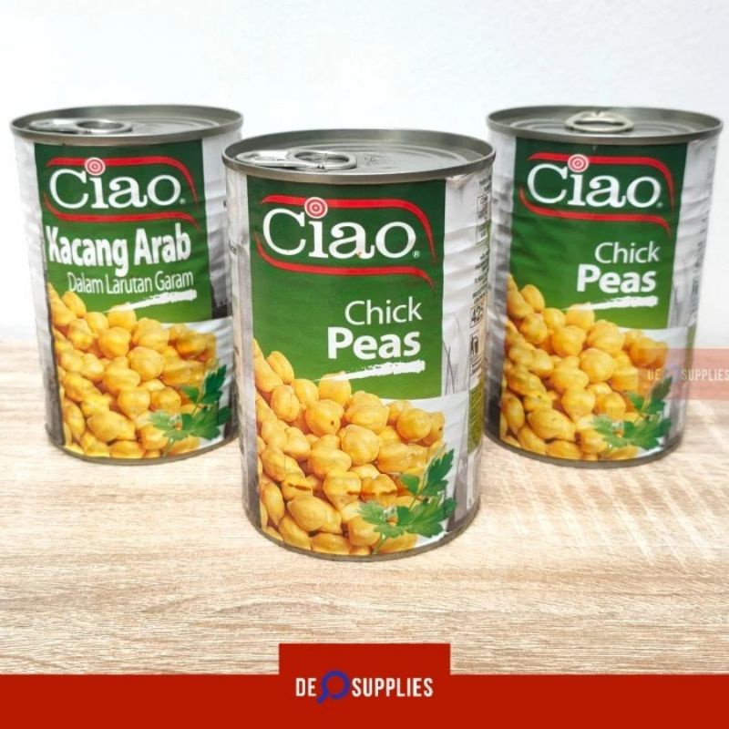 

Ciao Kacang Arab 400gr - Chick Peas / Garbanzo Beans Kaleng from Italy