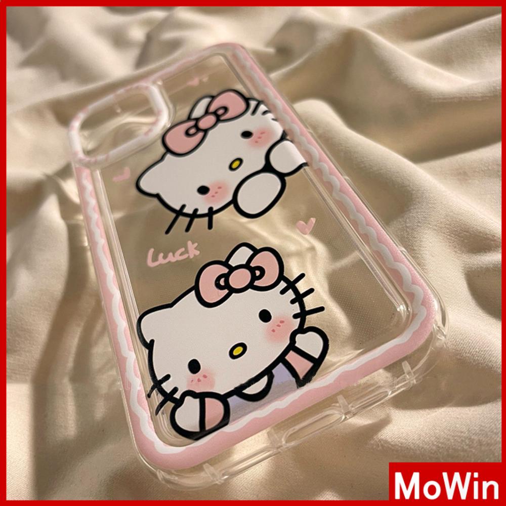 For iPhone 14 Pro Max iPhone Case Clear Case TPU Soft Case Airbag Reinforced Shockproof Pink Cute Cartoon Compatible with iPhone 13 Pro Max iPhone 12 Pro Max 11 7Plus 6Plus XR xs