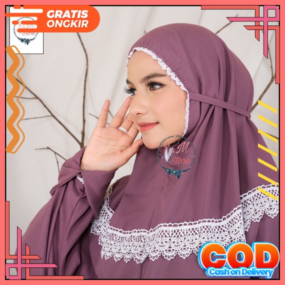 Mukena Terusan Polino Bordir Remaja Dewasa Mungkena Dewasa Bahan Adem Mukenah Dewasa Jumbo Terbaru 2