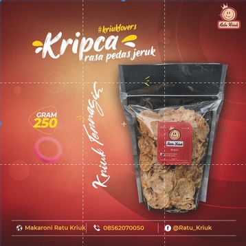 

250gr Kripca/Keripik Kaca Daun Jeruk Ratu Kriuk