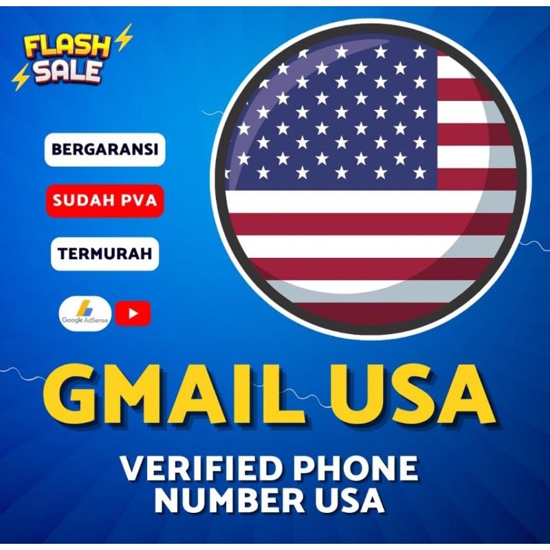 GMAIL USA NON PVA TERMURAH