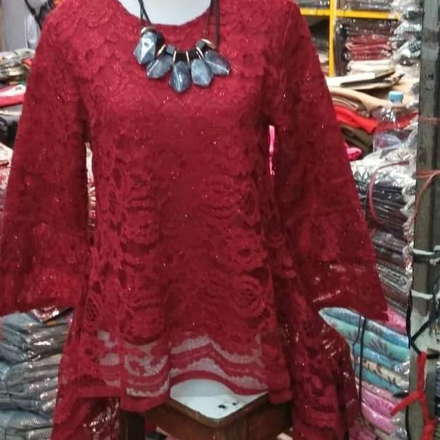 ♣ ATASAN KEBAYA RINJANI PREMIUM M-5XL/ SET KEBAYA RINJANI /KEBAYA BRUKAT JUMBO/ATASAN TUNIK JUMBO/ G