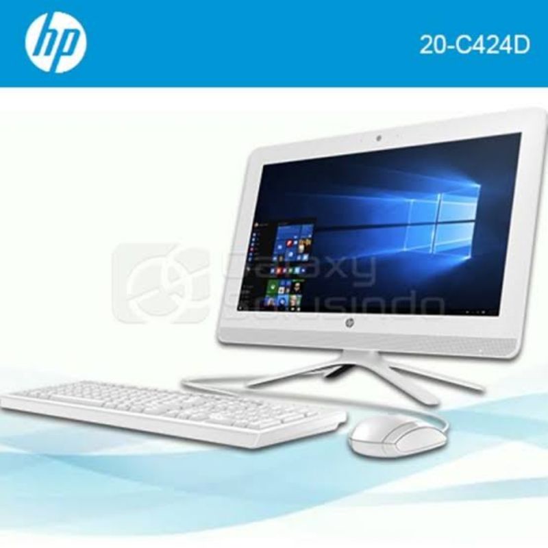 HP AIO 20-C424D AMD E2-9000 VGA R2 RAM 4GB SSD 256GB WIN 10