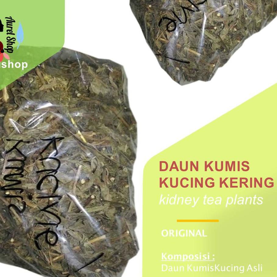 

✬ Daun Kumis Kucing Kering 1 kg Remujung Java Tea (Kidney Tea Plants Leaf) ◌