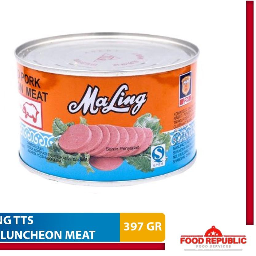 

☑ Maling TTS Ham Babi 397 Gr Luncheon Pork Meat Daging Canned Ma Ling ←