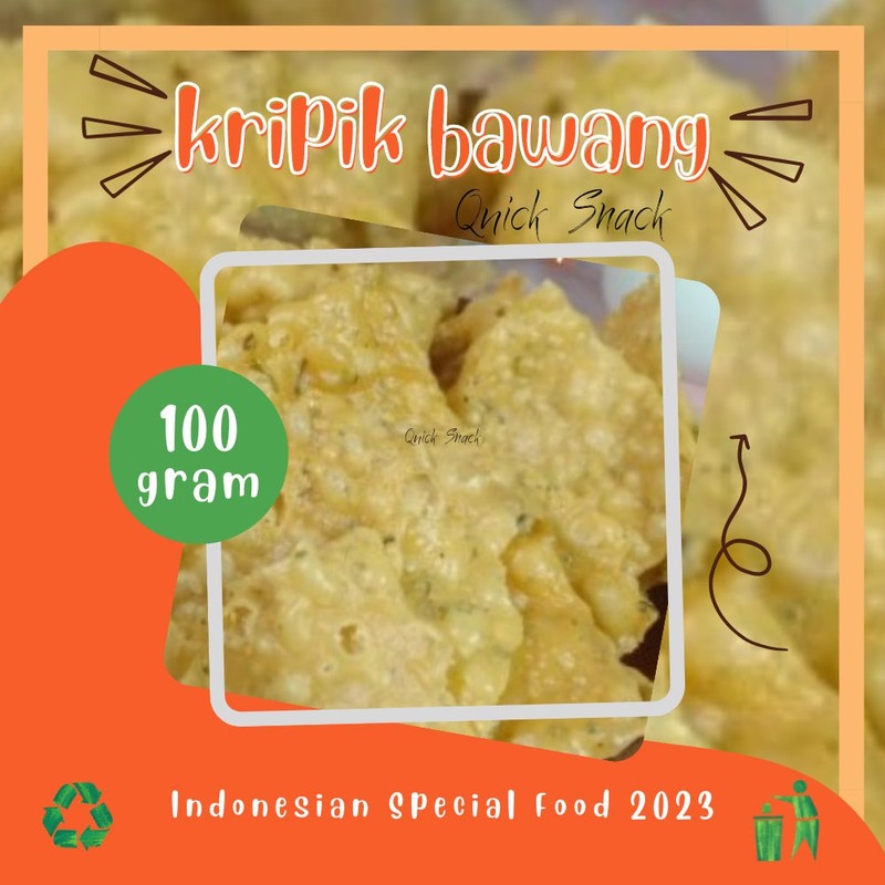 

KERIPIK BAWANG GURIH SPESIAL - 100 GRAM