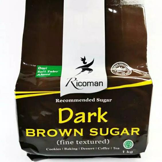 

READY!! Brown sugar recommended sugar 1 kg ricoman Grosir,...