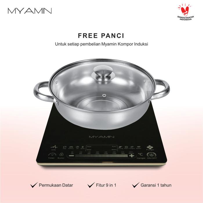 MYAMIN Kompor Induksi/Kompor Listrik/Portable/CookTop/Cooker 2000 Watt