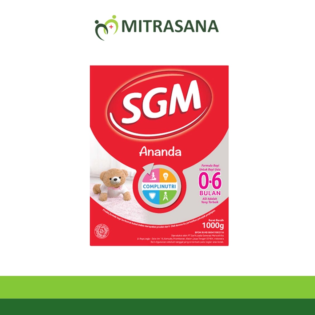 SGM ANANDA 1 (0-6 BULAN) Formula 1000 GR